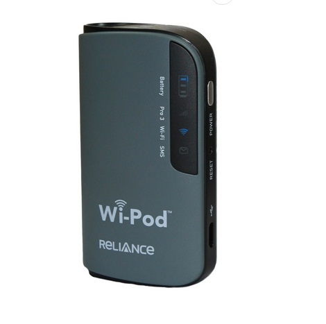 India Desire : Buy Reliance 14.7mbps 2200mah Anywhere Wi-Fi Wi-Pod with 12-GB Free 90 Days At Rs. 1599 Only From Snapdeal